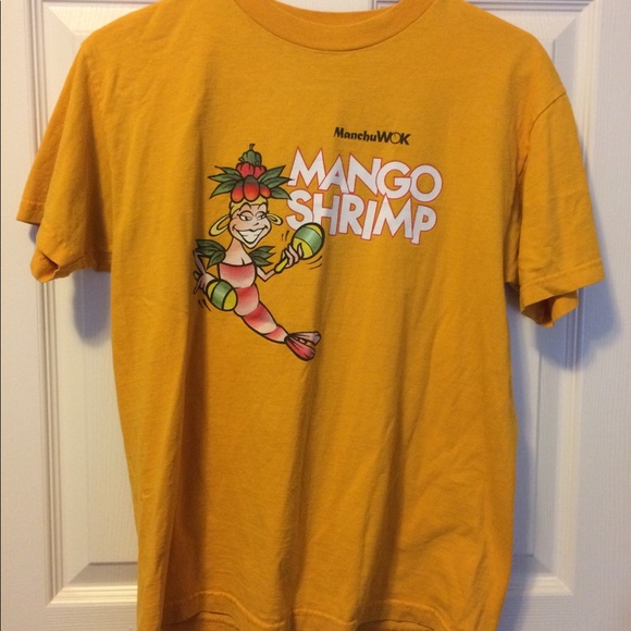 Unisex Promotional T-Shirt Manchu Wok Mango Shrimp - Picture 3 of 5